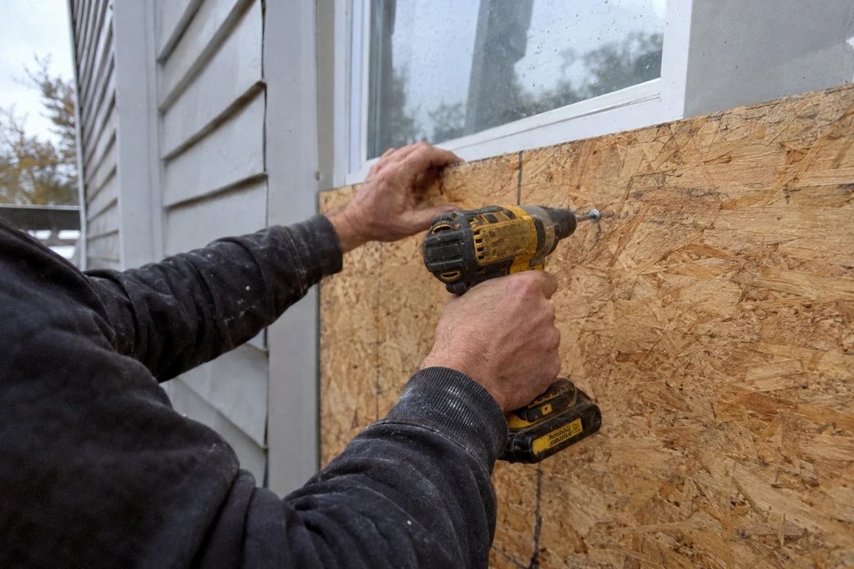 Emergency board up contractor